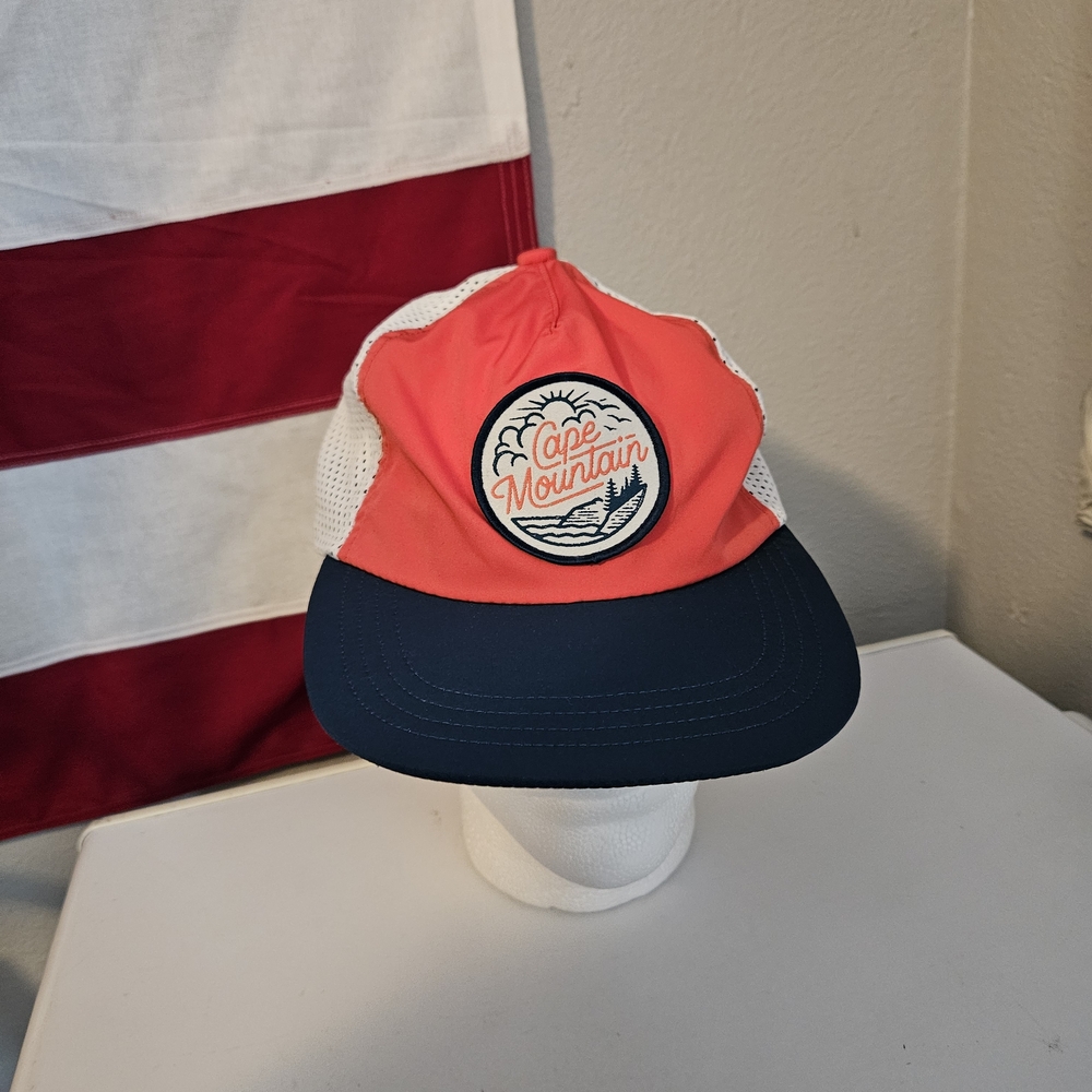 Orange Cape Mountain Running Cap - image 1